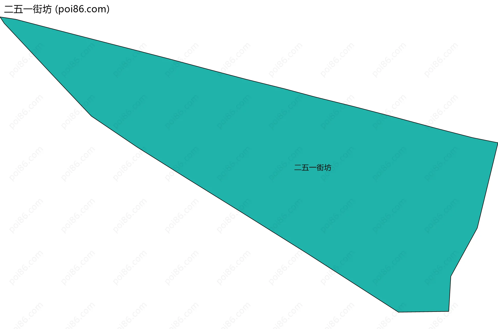 二五一街坊边界地图