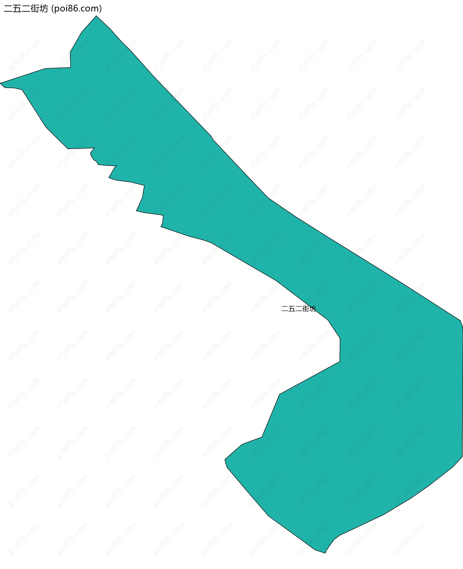 二五二街坊边界地图