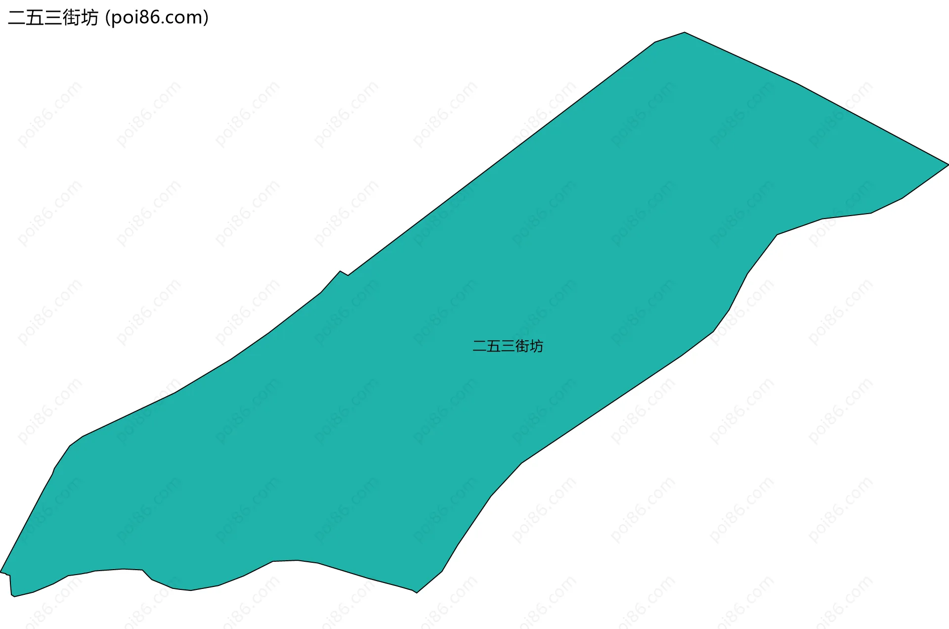 二五三街坊边界地图