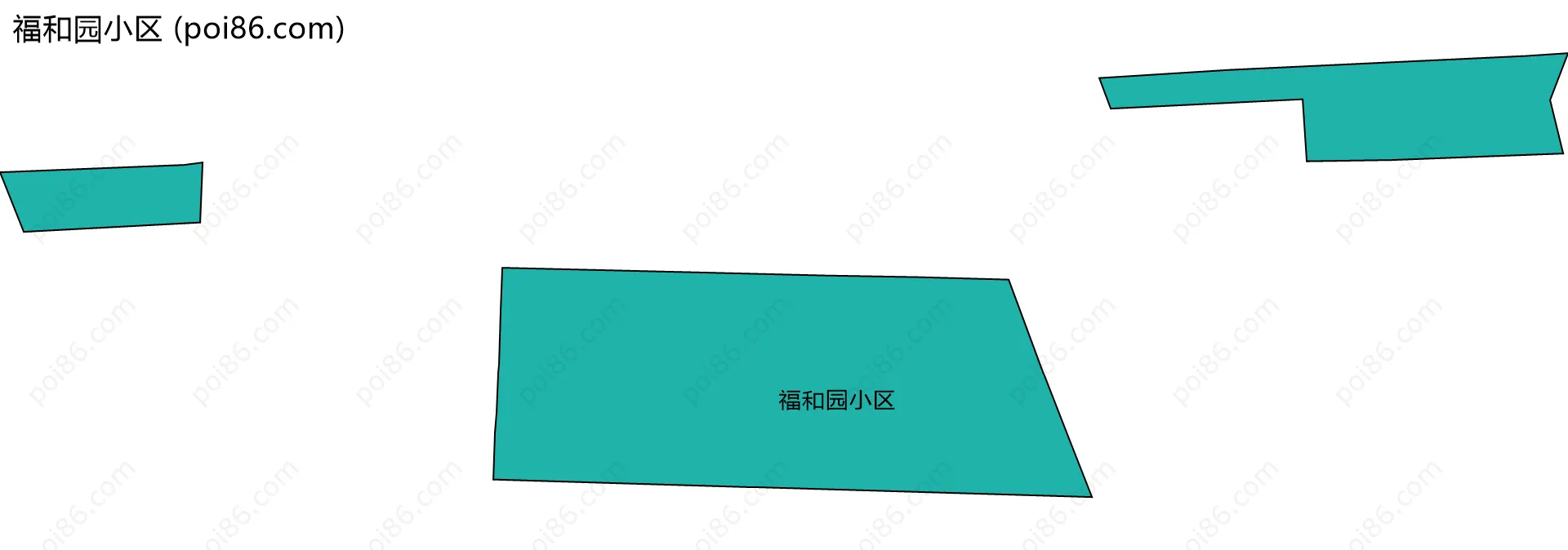 福和园小区边界地图
