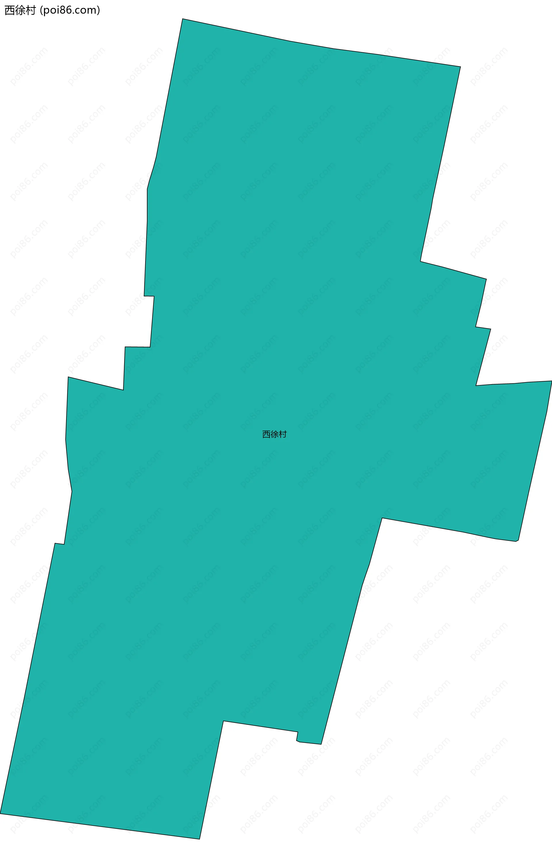 西徐村边界地图