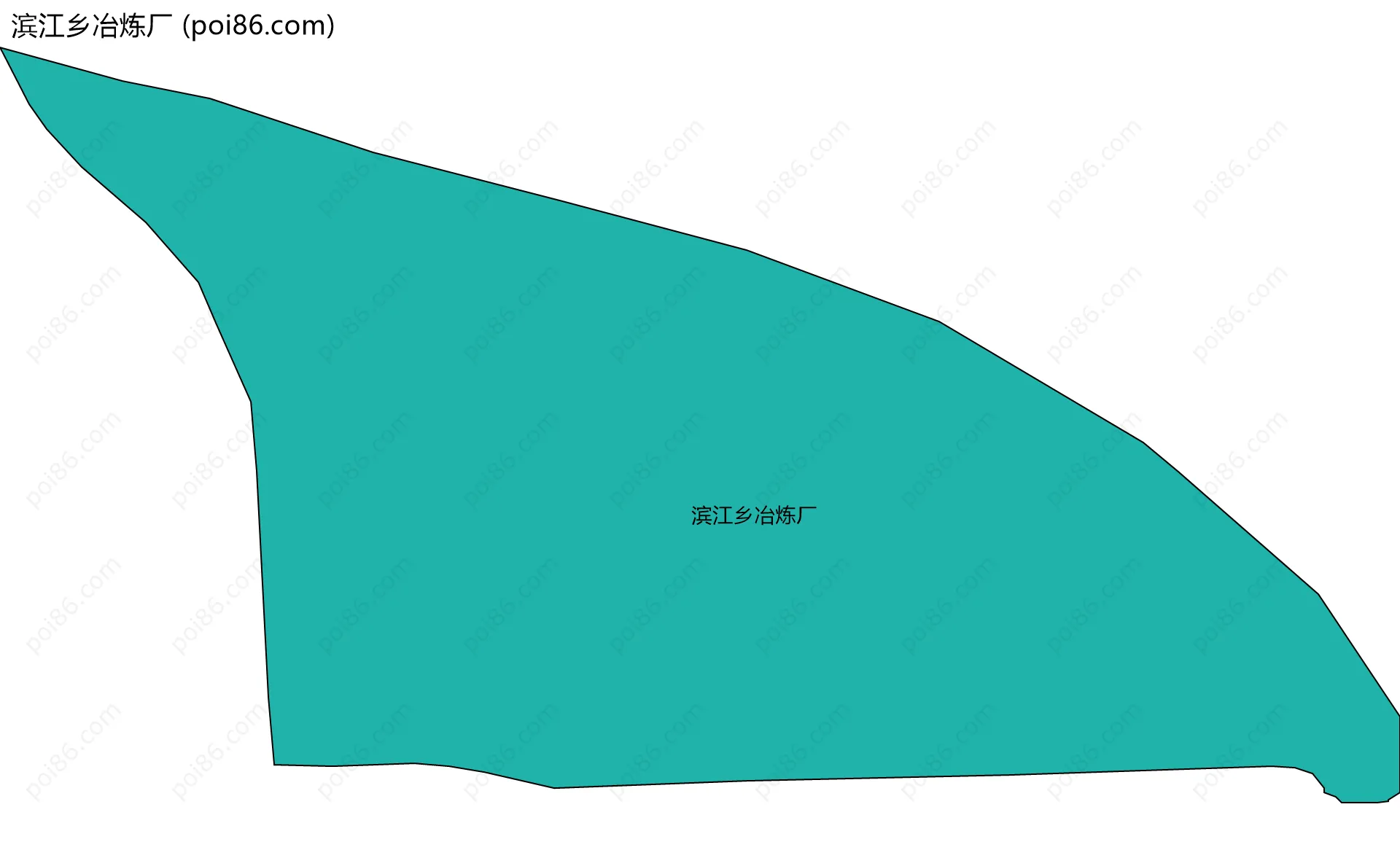 滨江乡冶炼厂边界地图