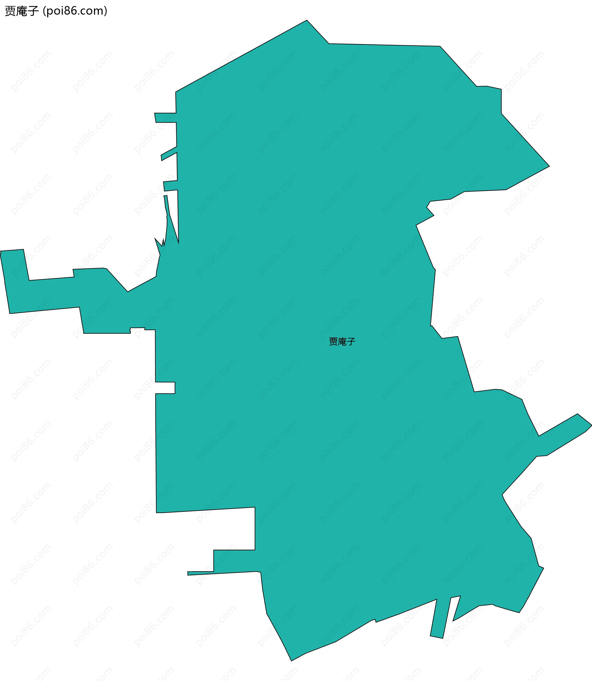 贾庵子边界地图