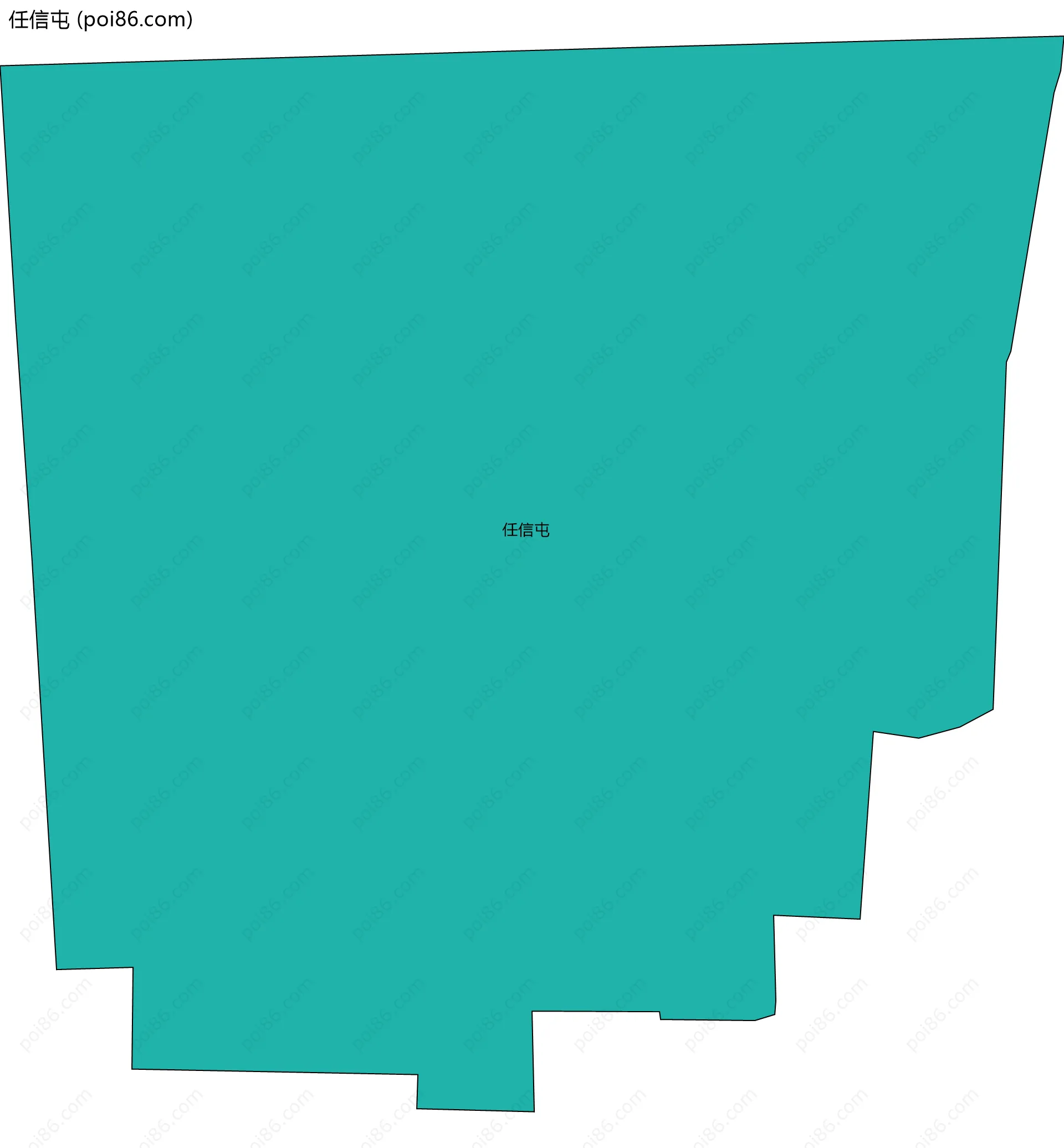 任信屯边界地图