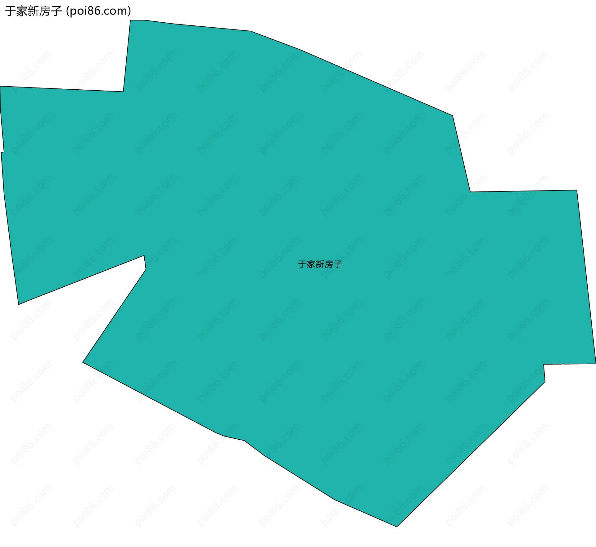 于家新房子边界地图