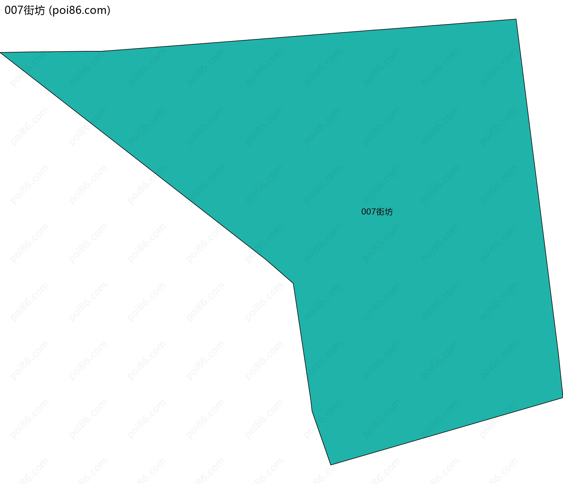 007街坊边界地图