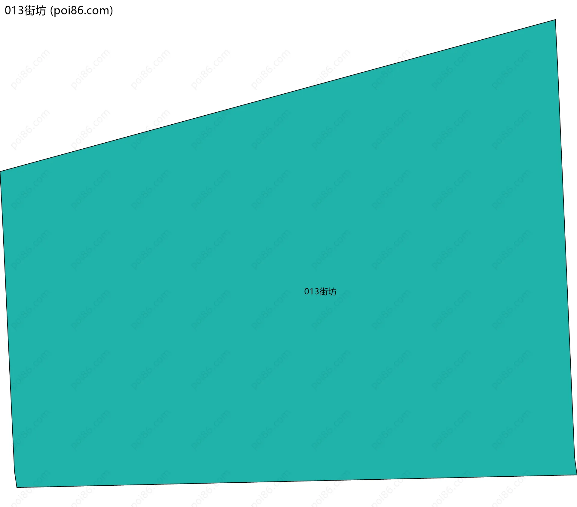 013街坊边界地图