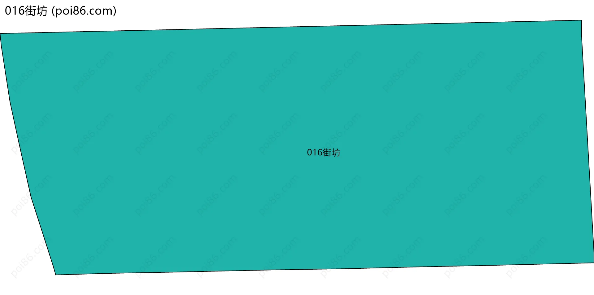 016街坊边界地图