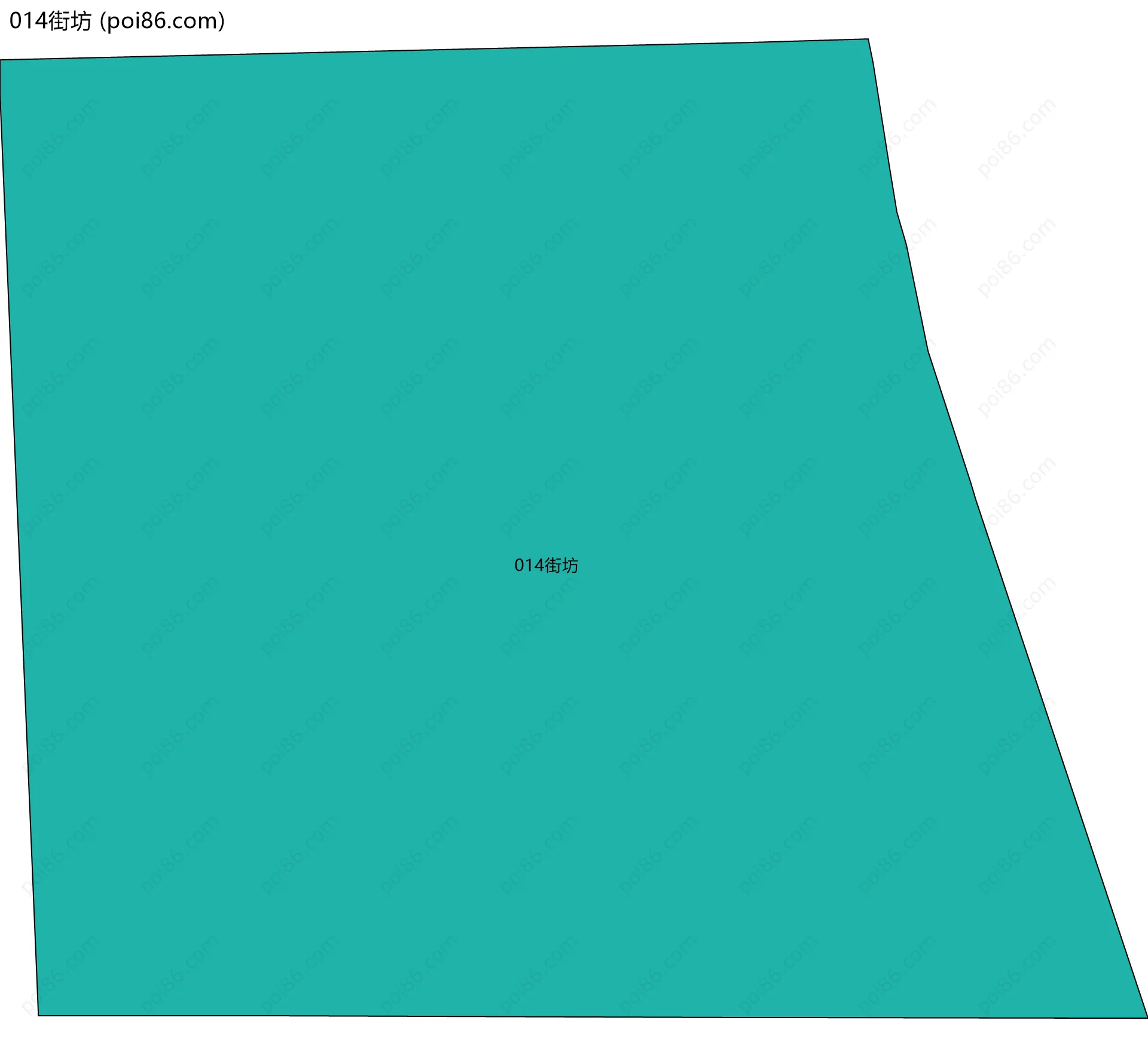 014街坊边界地图
