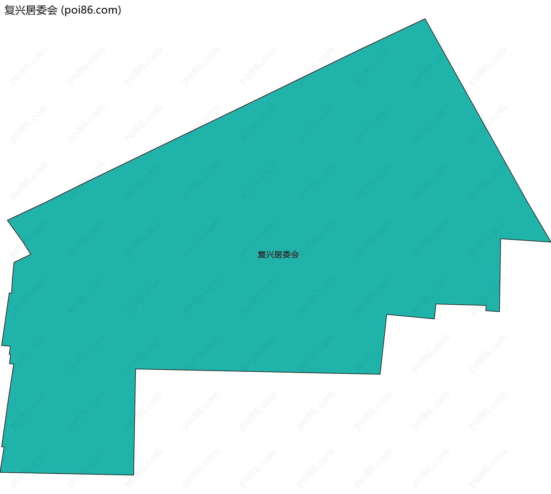 复兴居委会边界地图