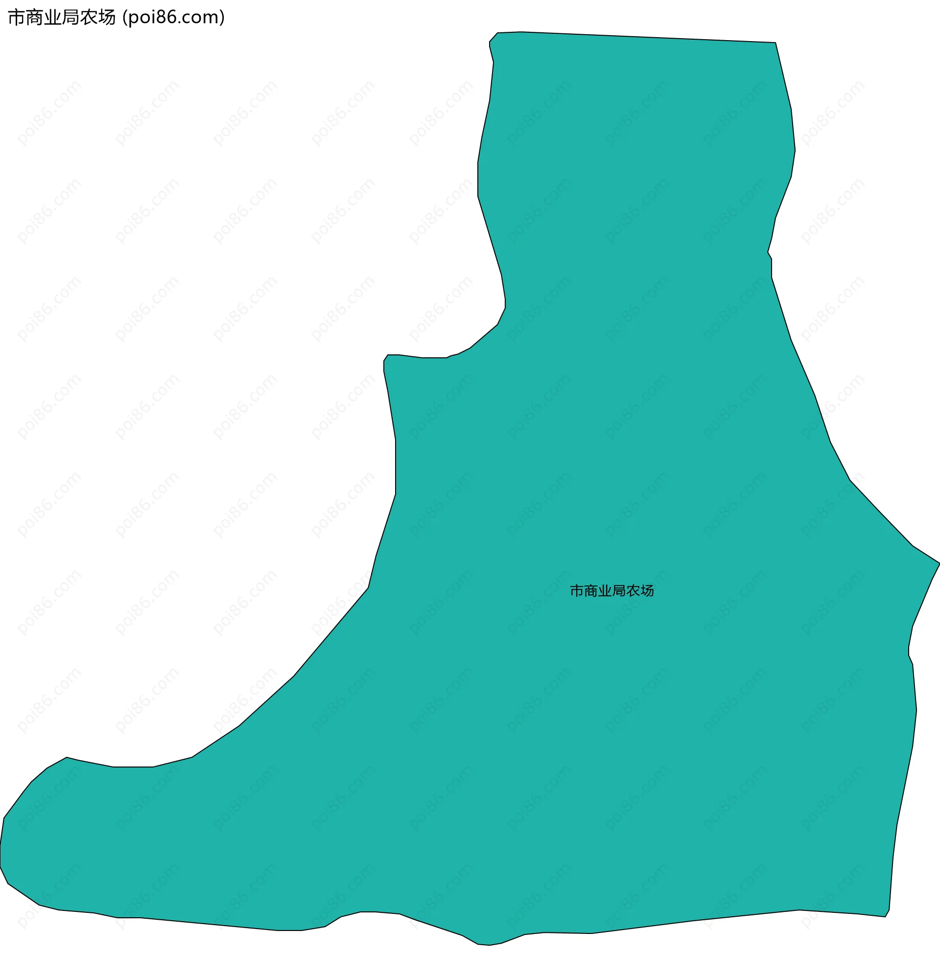 市商业局农场边界地图