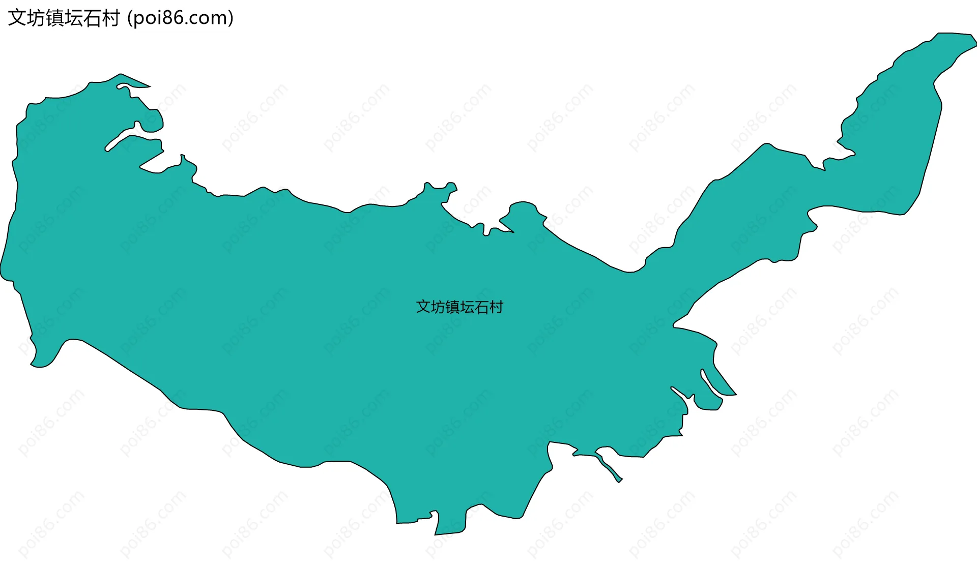 文坊镇坛石村边界地图