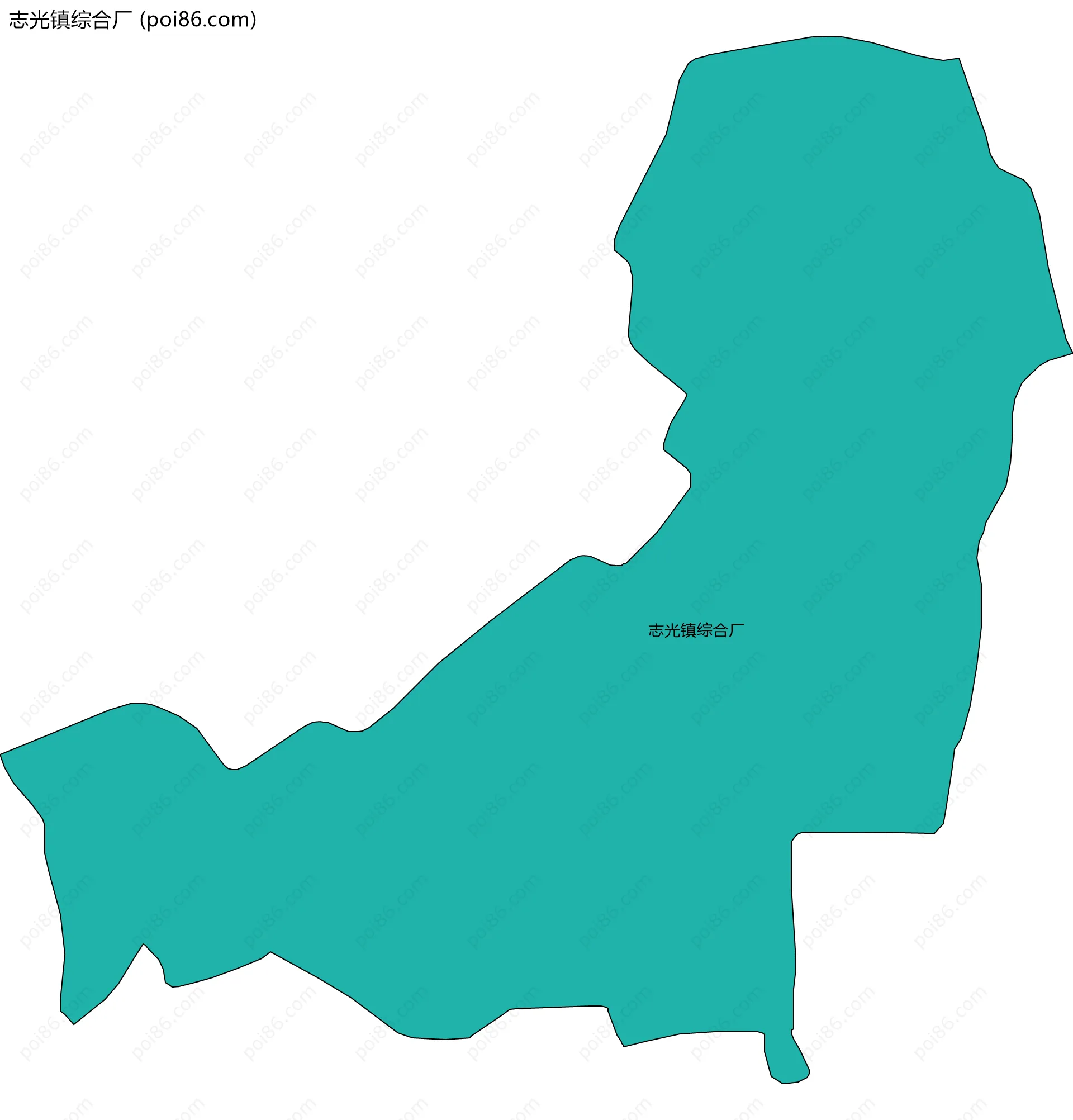 志光镇综合厂边界地图