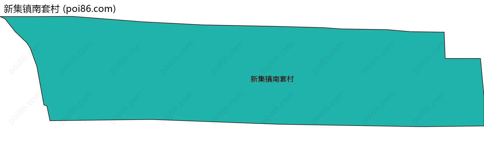 新集镇南套村边界地图