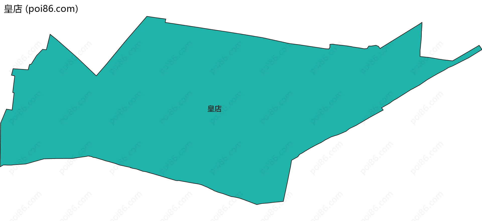 皇店边界地图