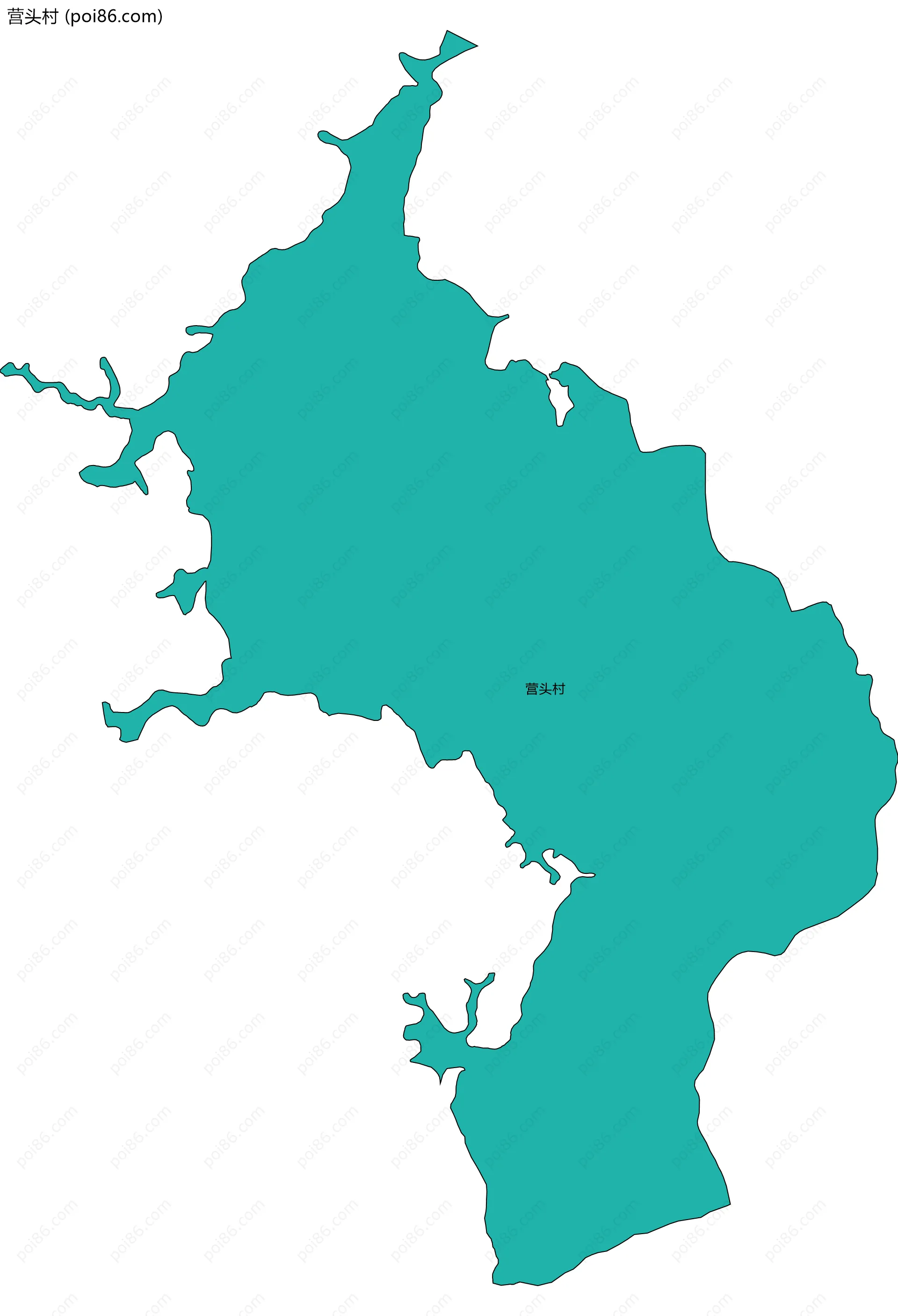 营头村边界地图