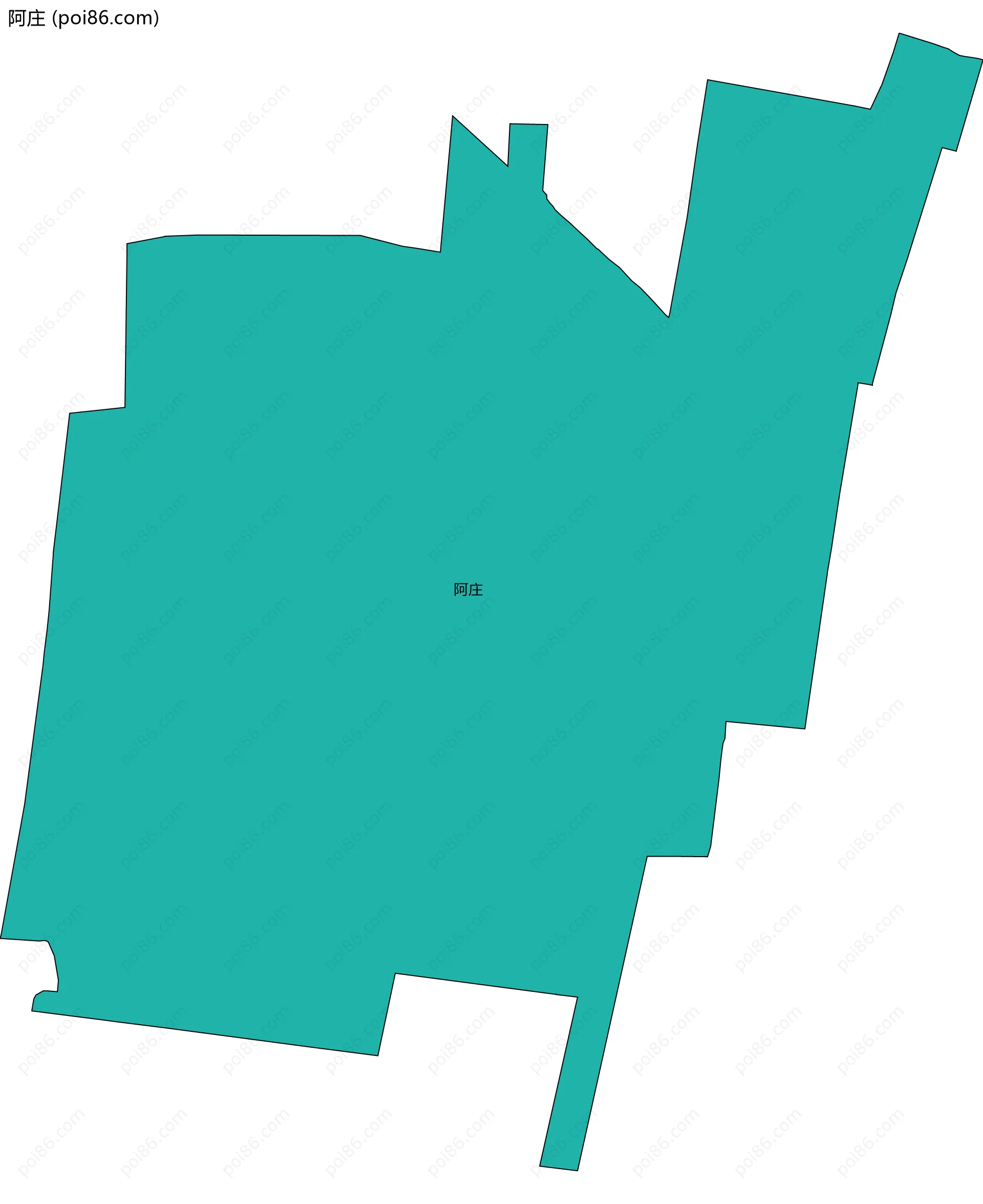 阿庄边界地图