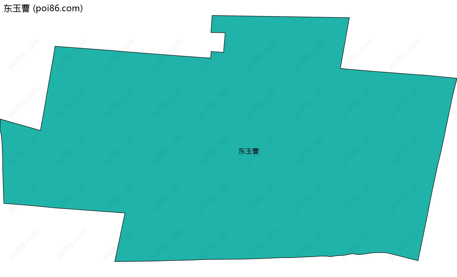 东玉曹边界地图