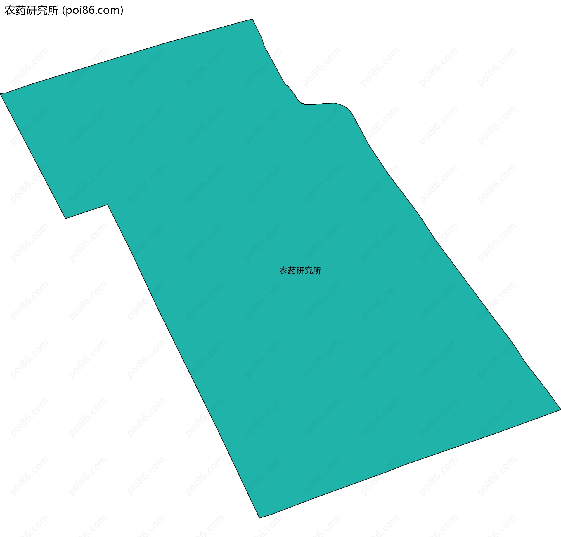 农药研究所边界地图