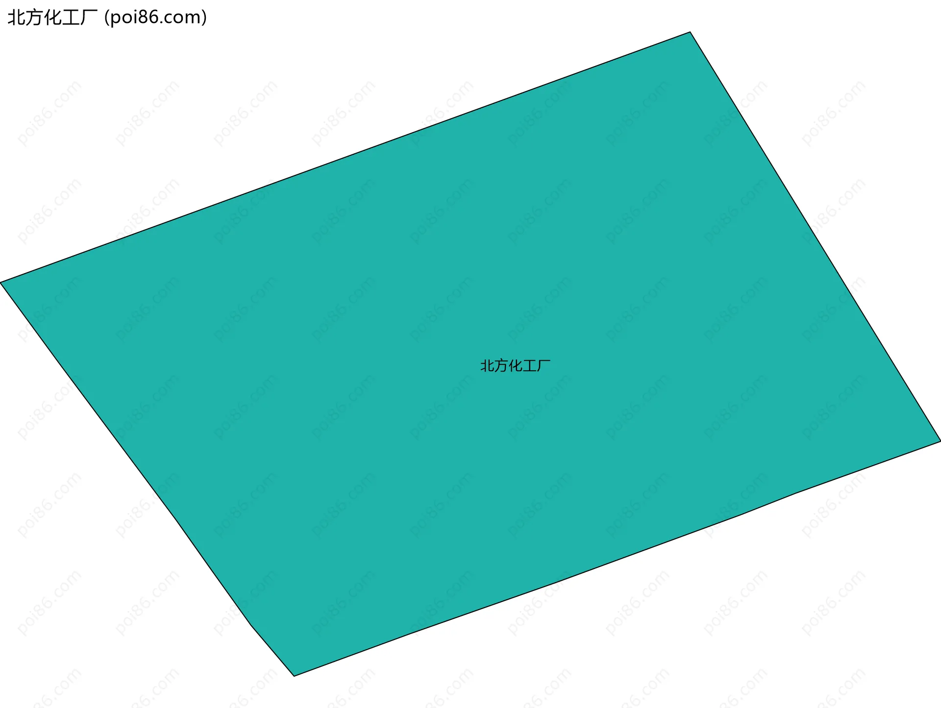北方化工厂边界地图