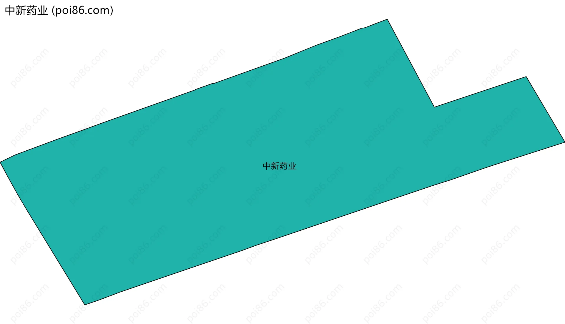 中新药业边界地图