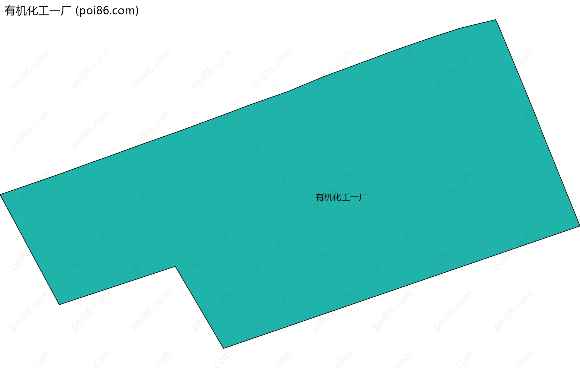 有机化工一厂边界地图