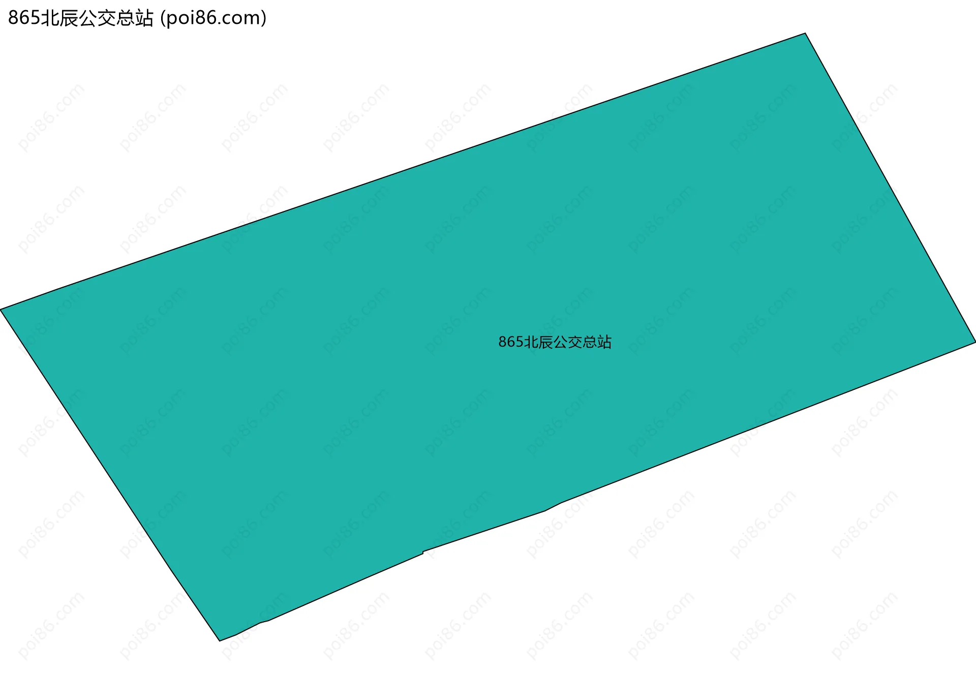 865北辰公交总站边界地图