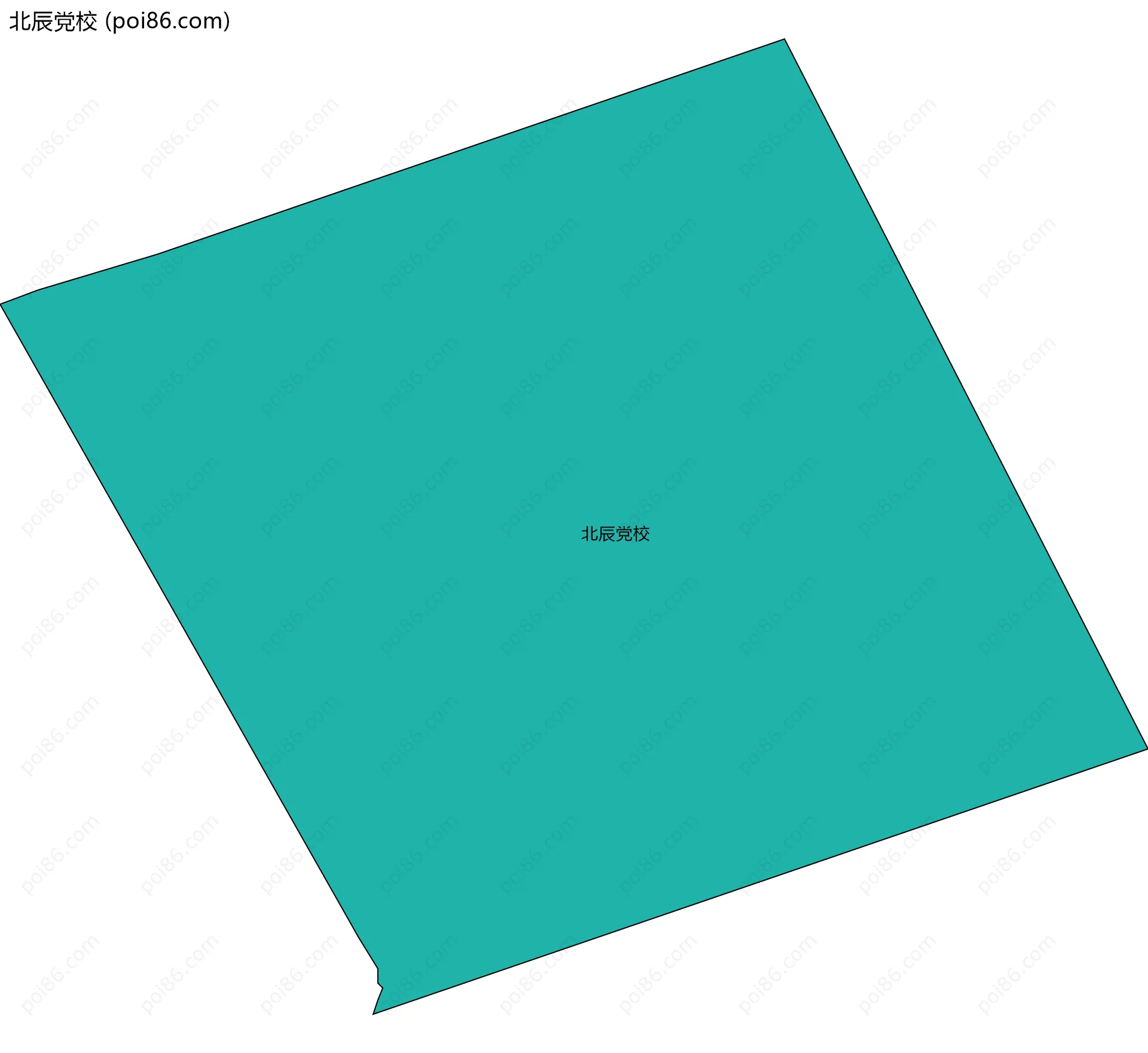 北辰党校边界地图