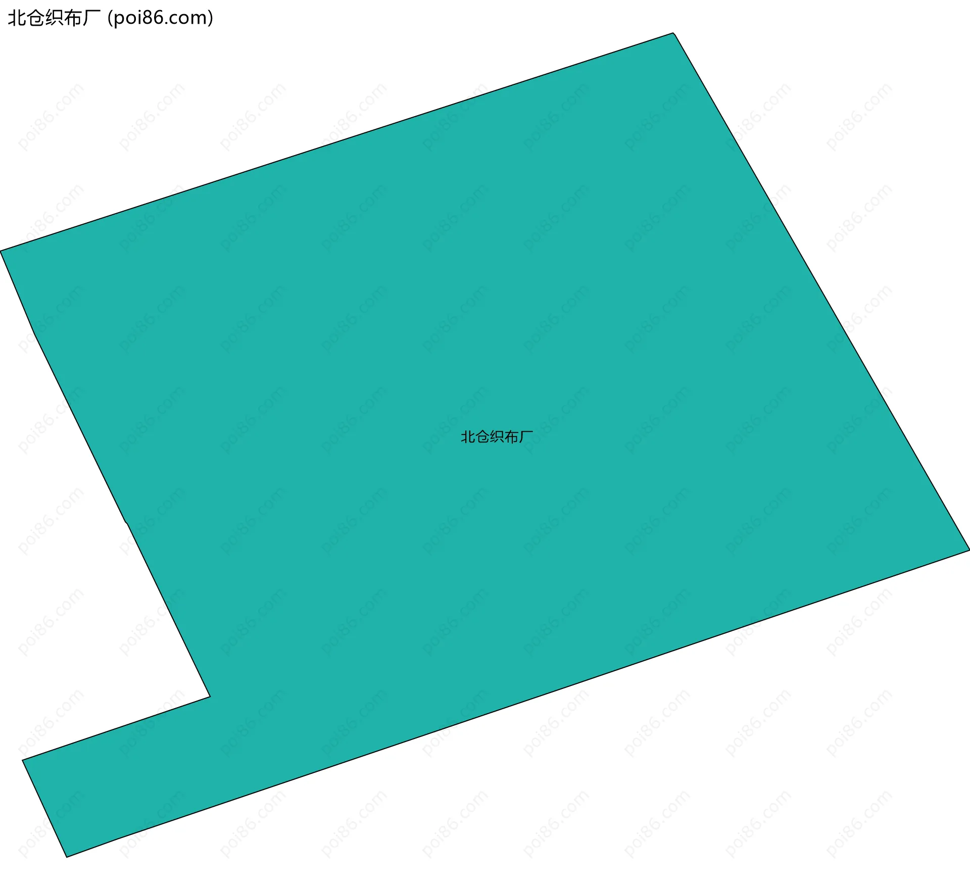北仓织布厂边界地图