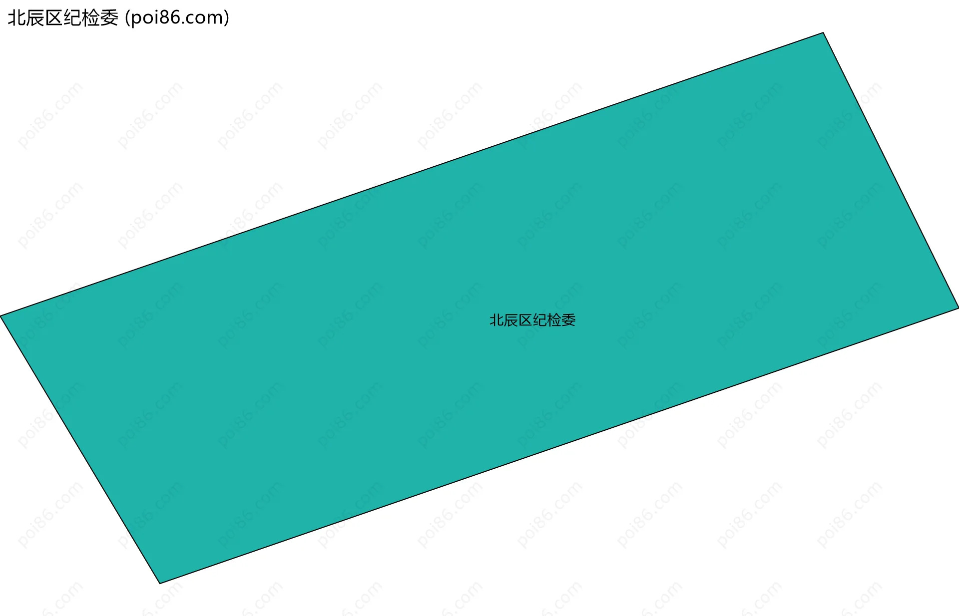 北辰区纪检委边界地图