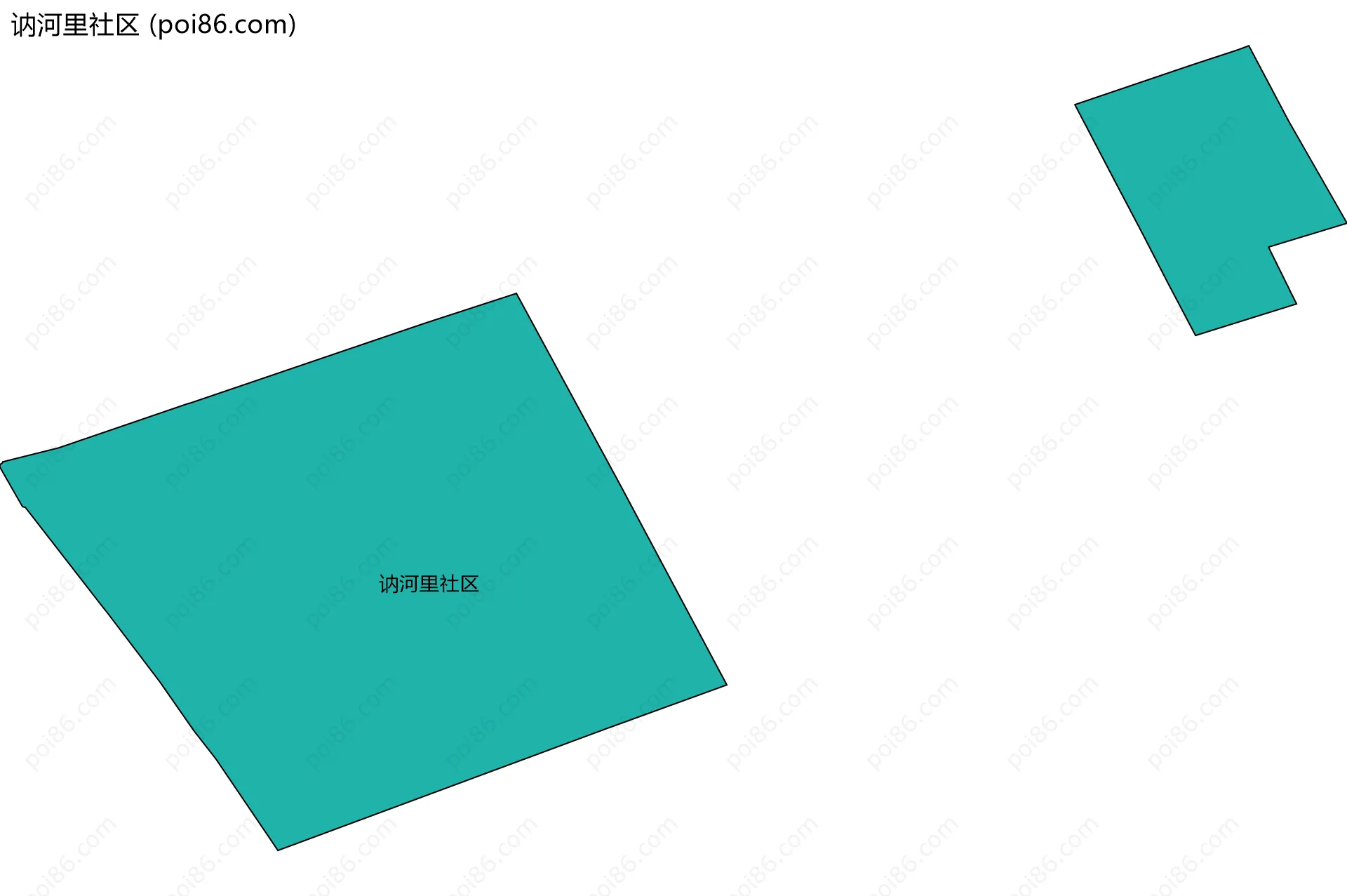 讷河里社区边界地图