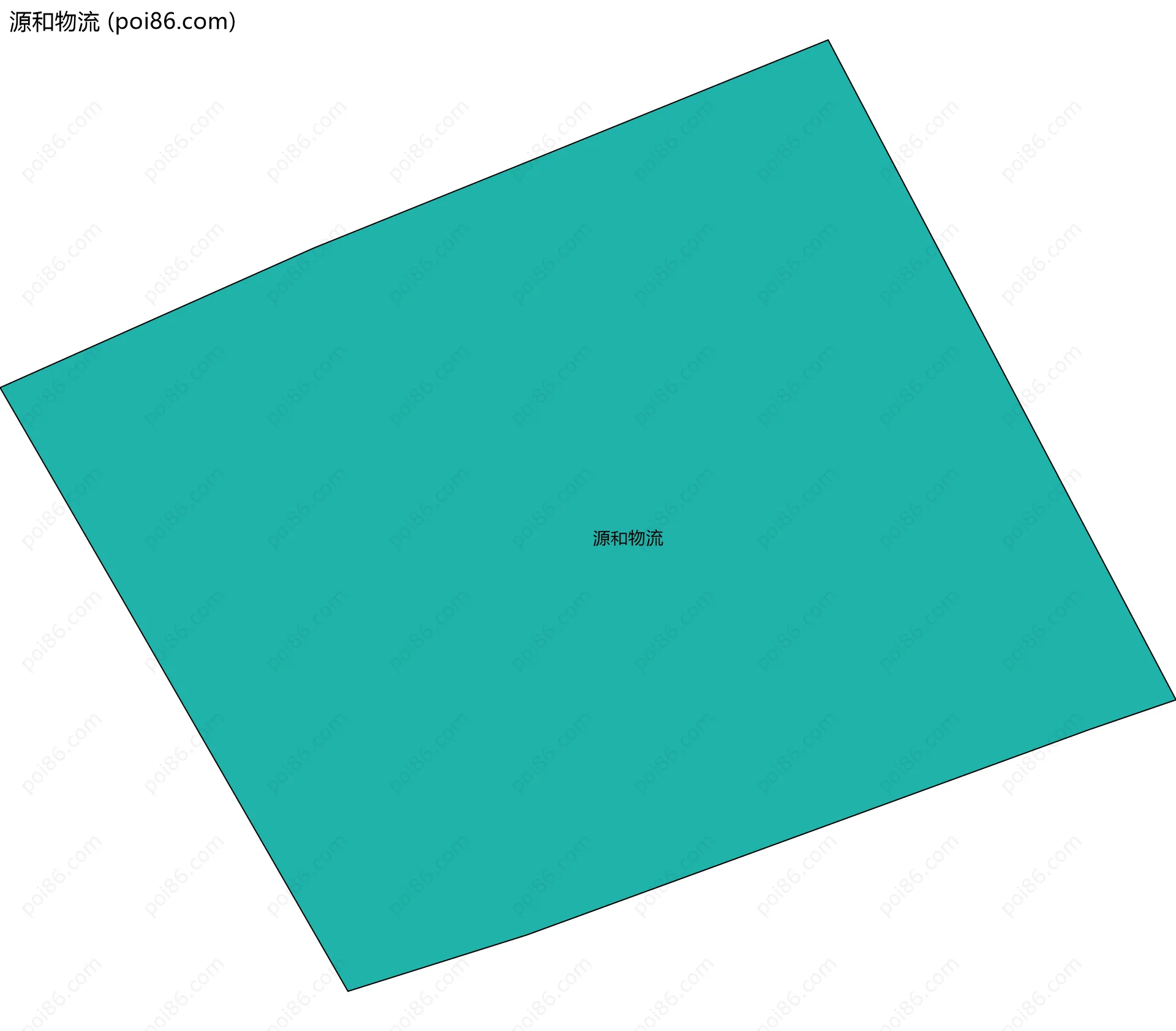 源和物流边界地图