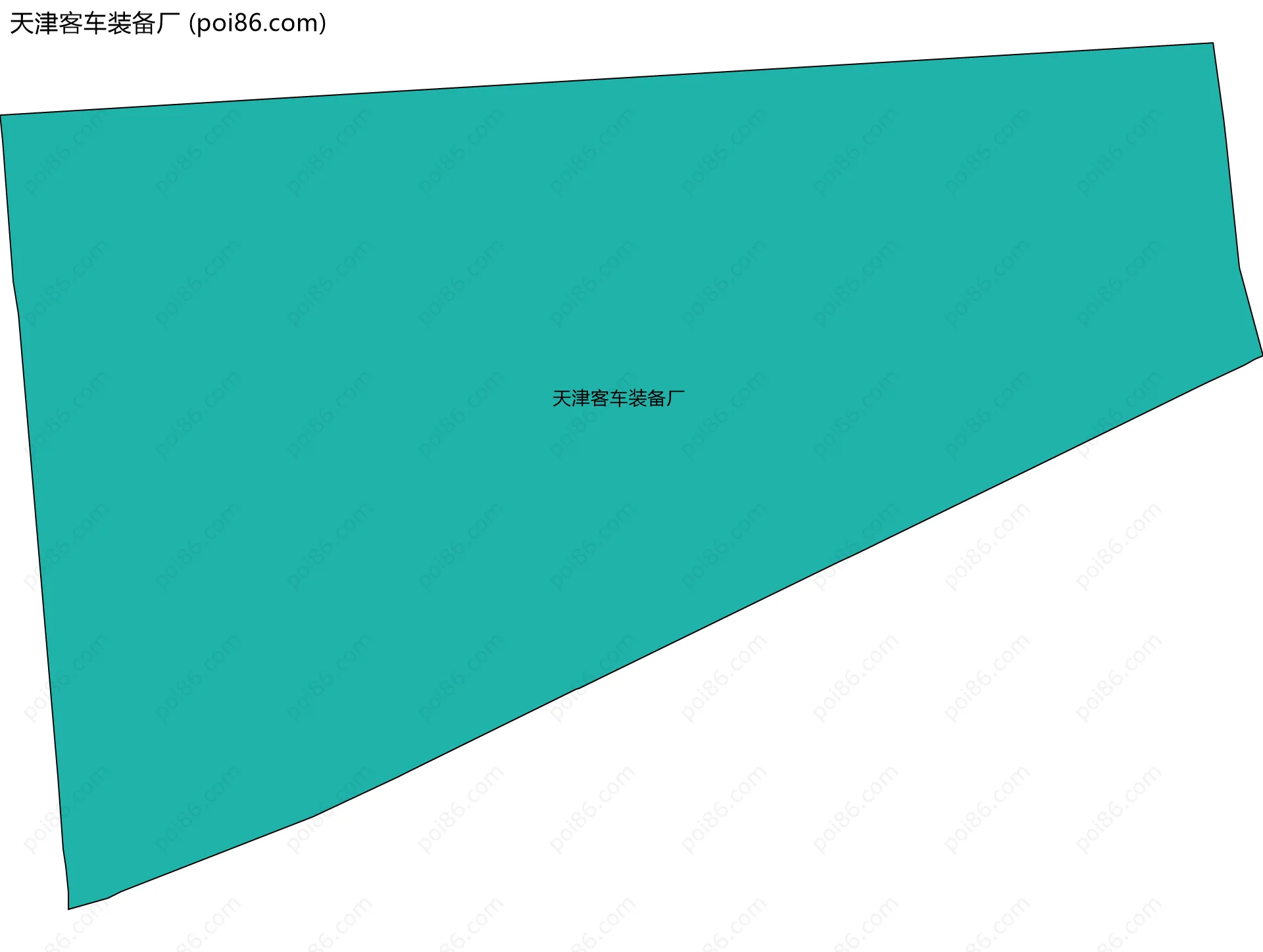 天津客车装备厂边界地图