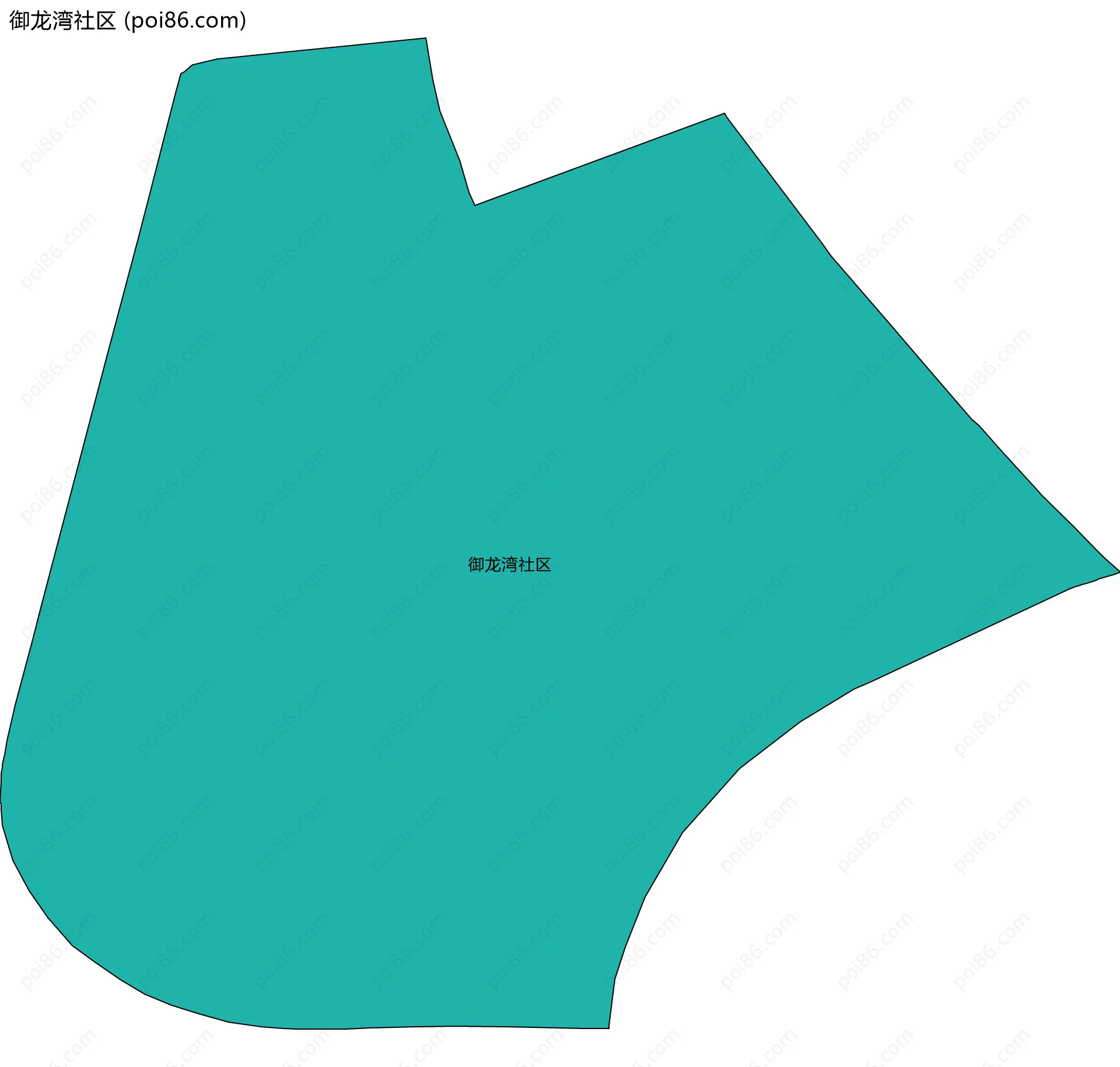 御龙湾社区边界地图
