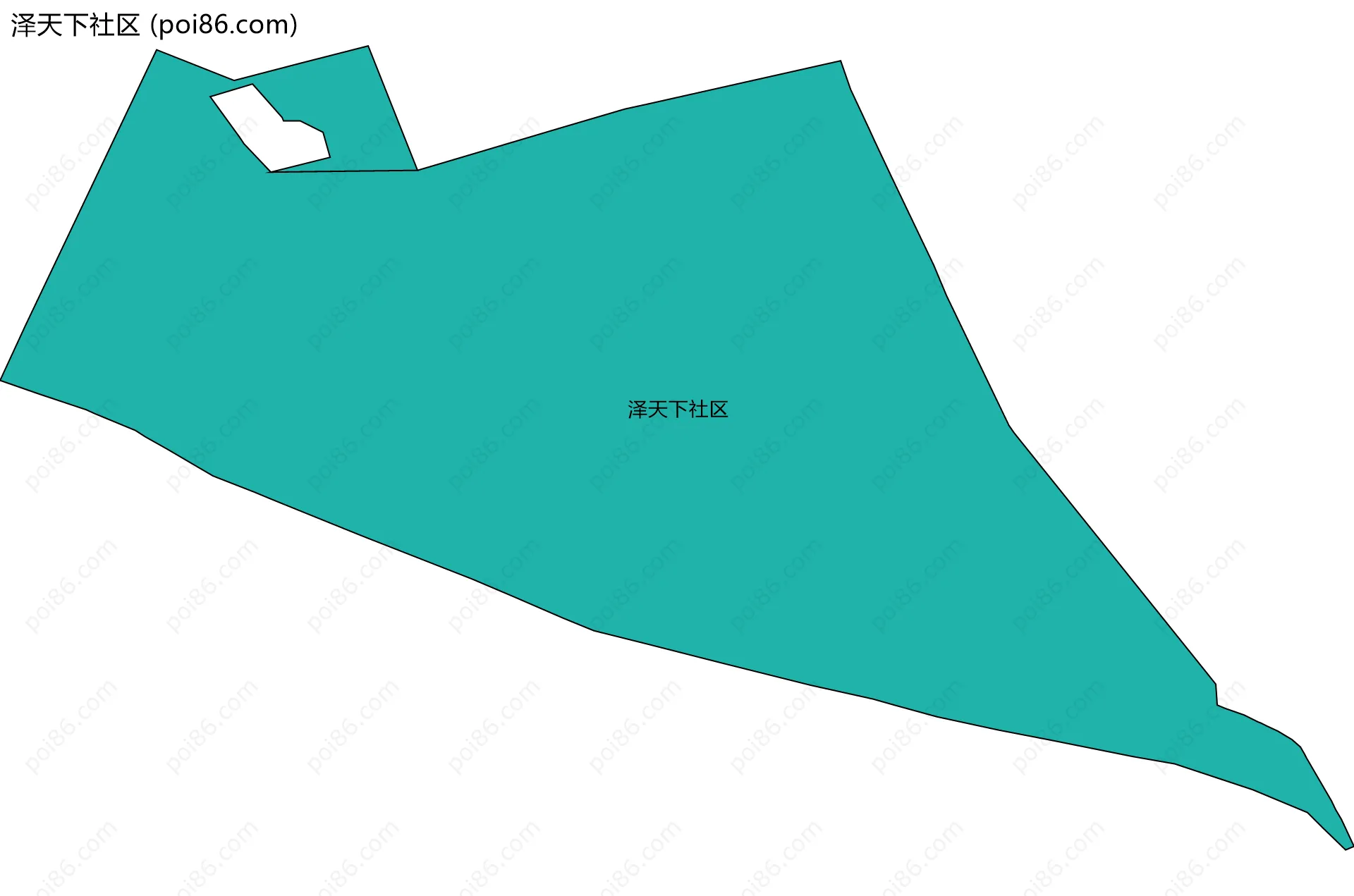 泽天下社区边界地图