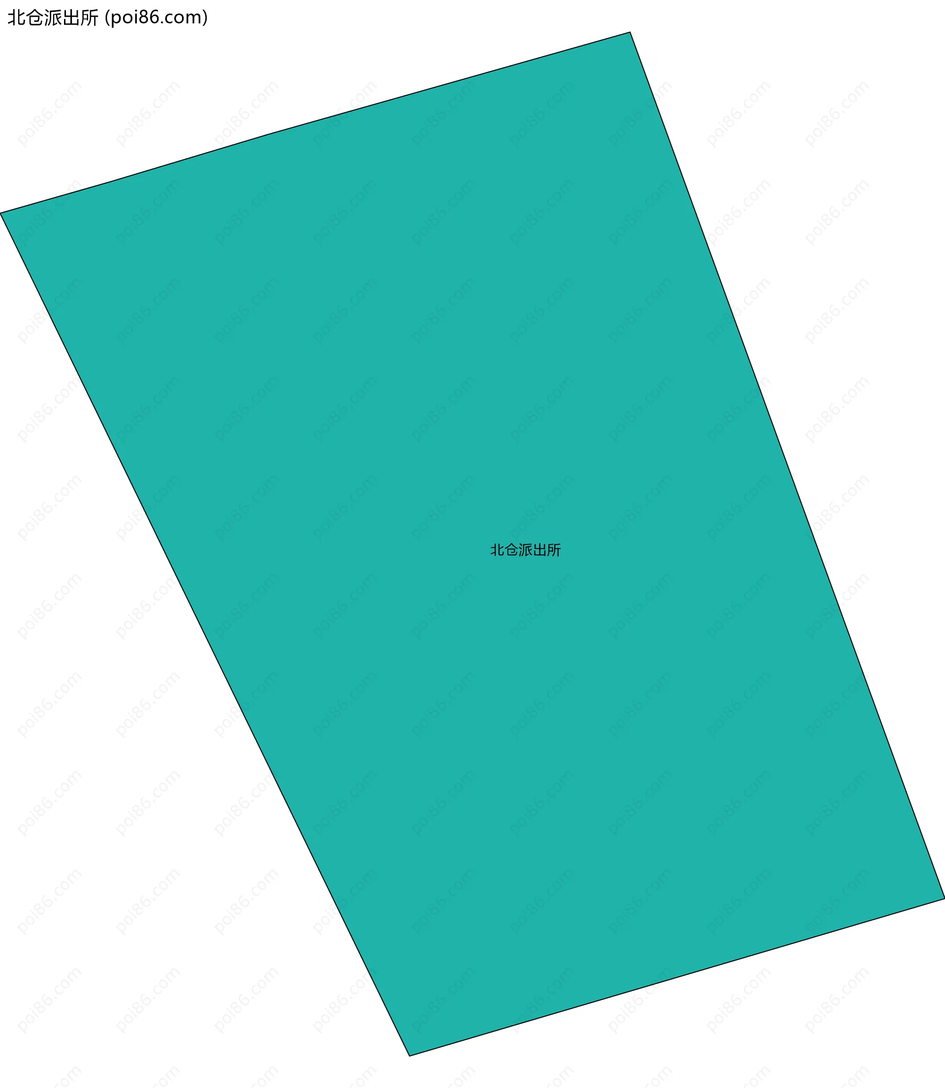 北仓派出所边界地图