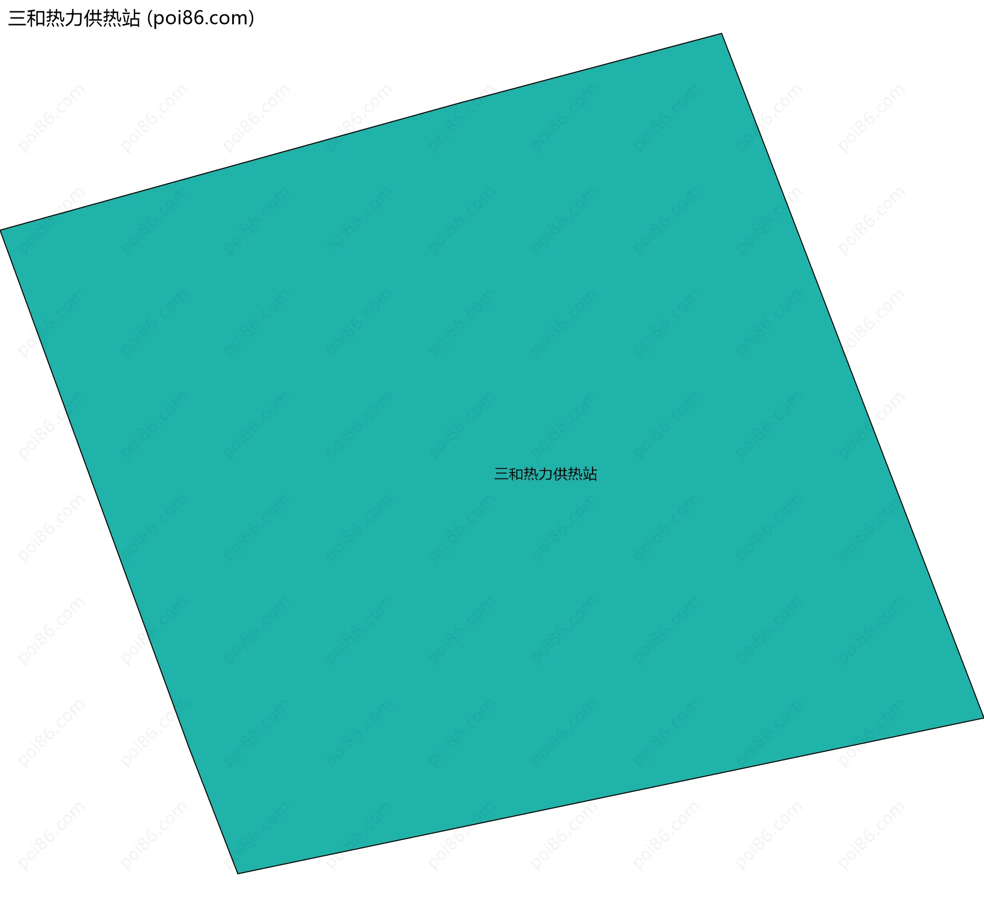 三和热力供热站边界地图