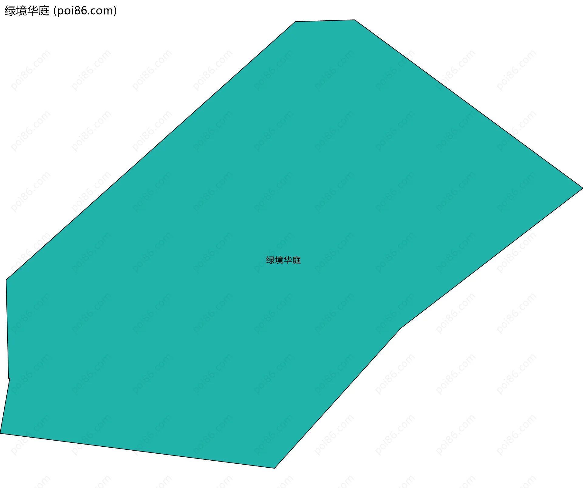 绿境华庭边界地图