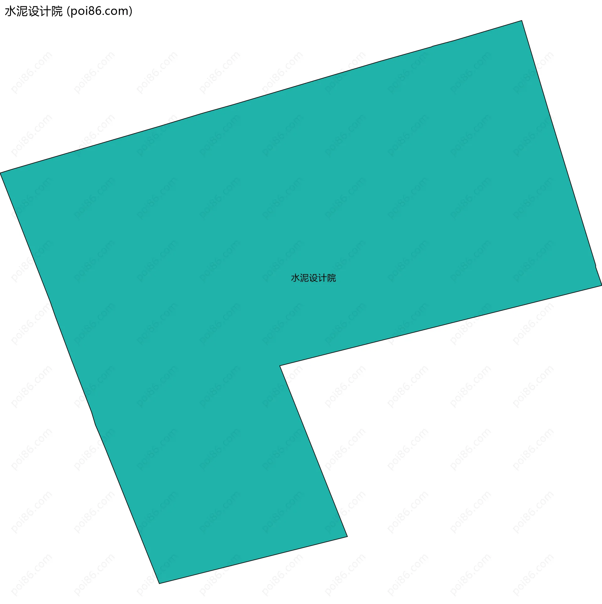 水泥设计院边界地图