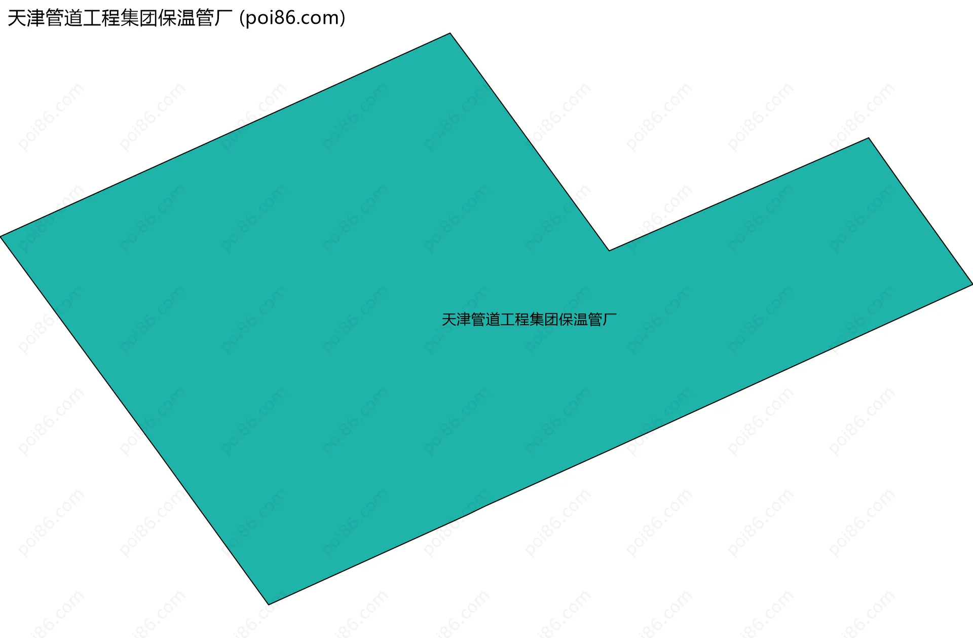 天津管道工程集团保温管厂边界地图