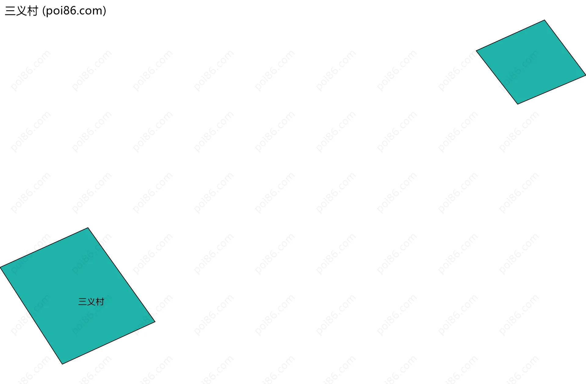 三义村边界地图