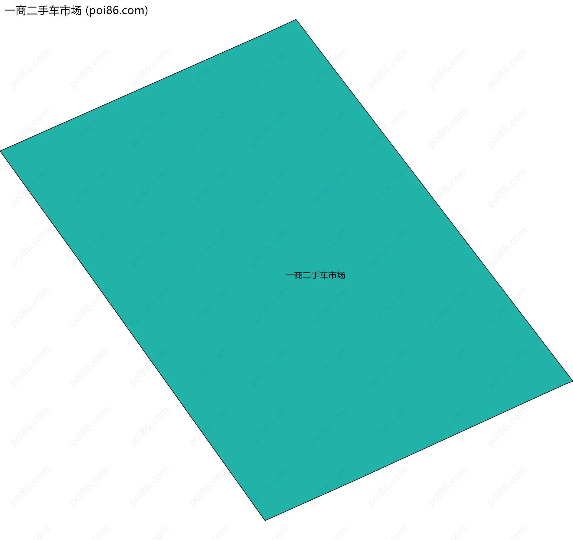 一商二手车市场边界地图