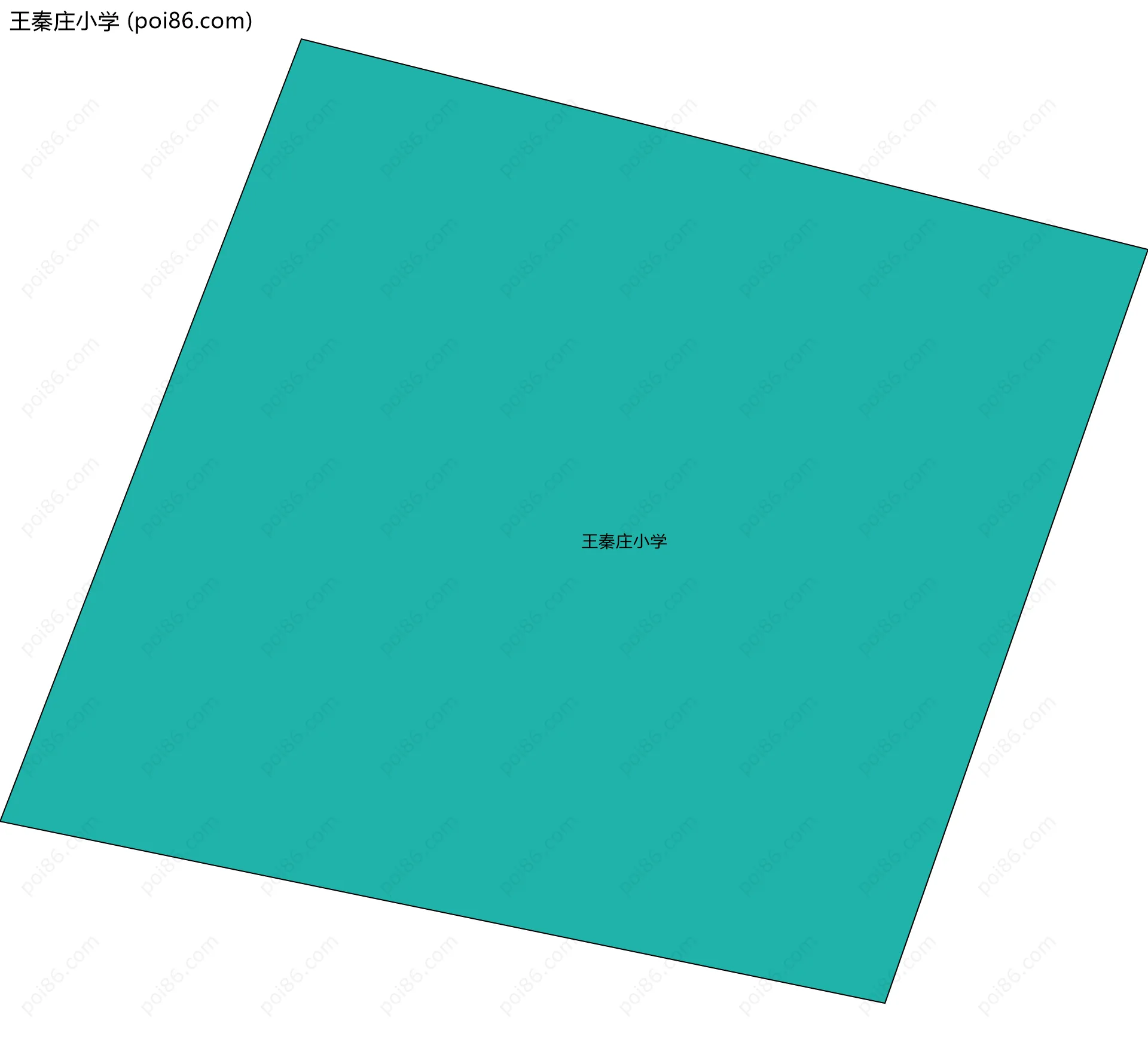 王秦庄小学边界地图