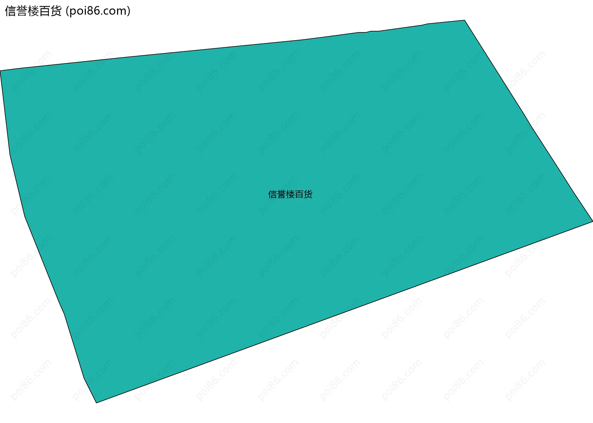 信誉楼百货边界地图