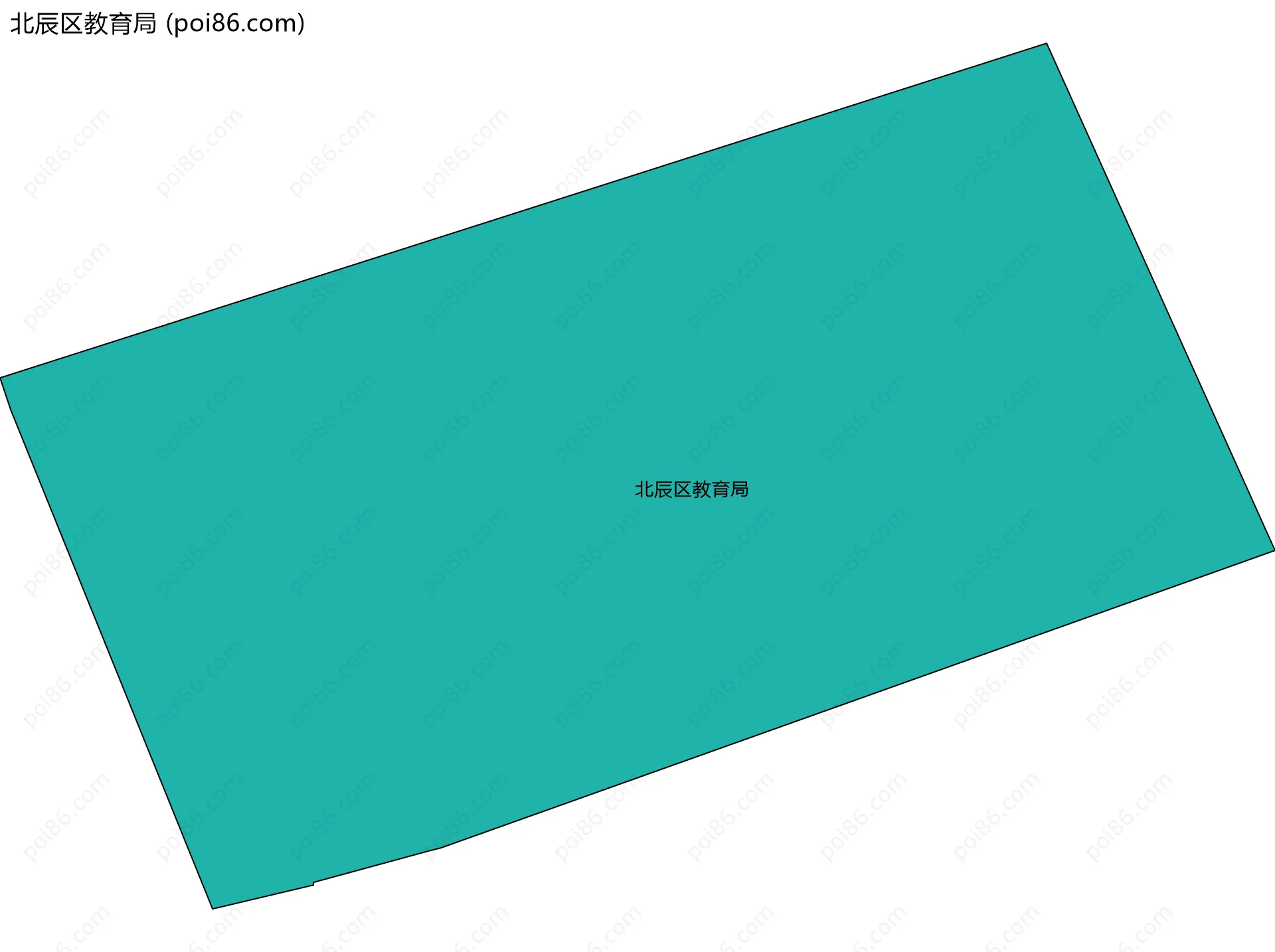 北辰区教育局边界地图