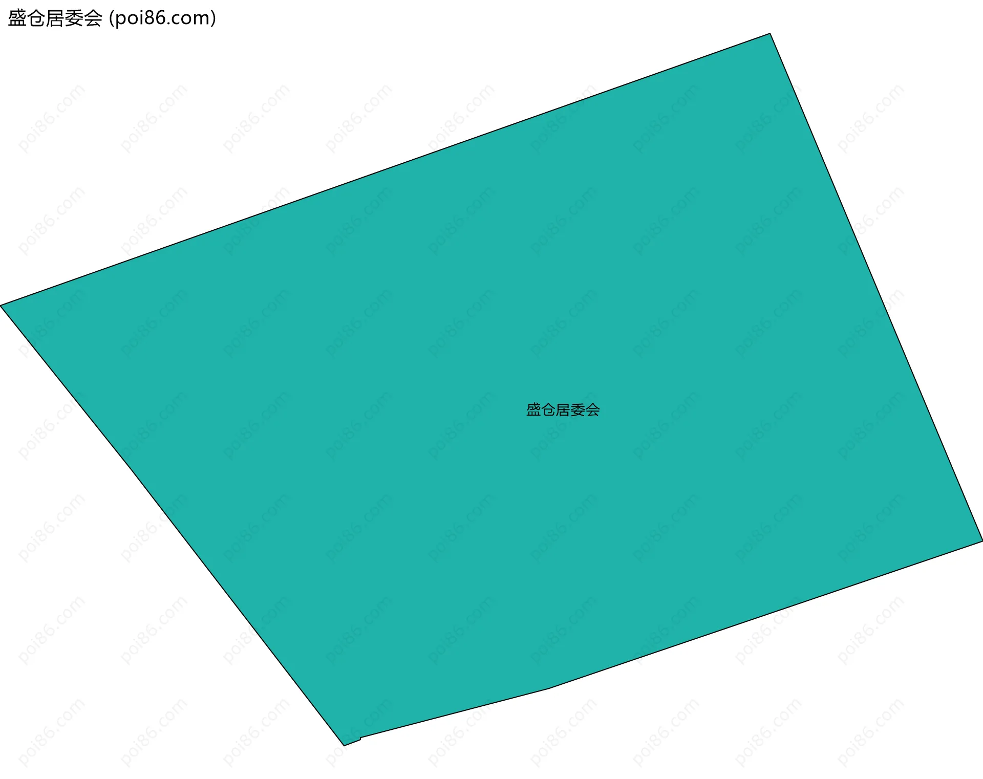 盛仓居委会边界地图