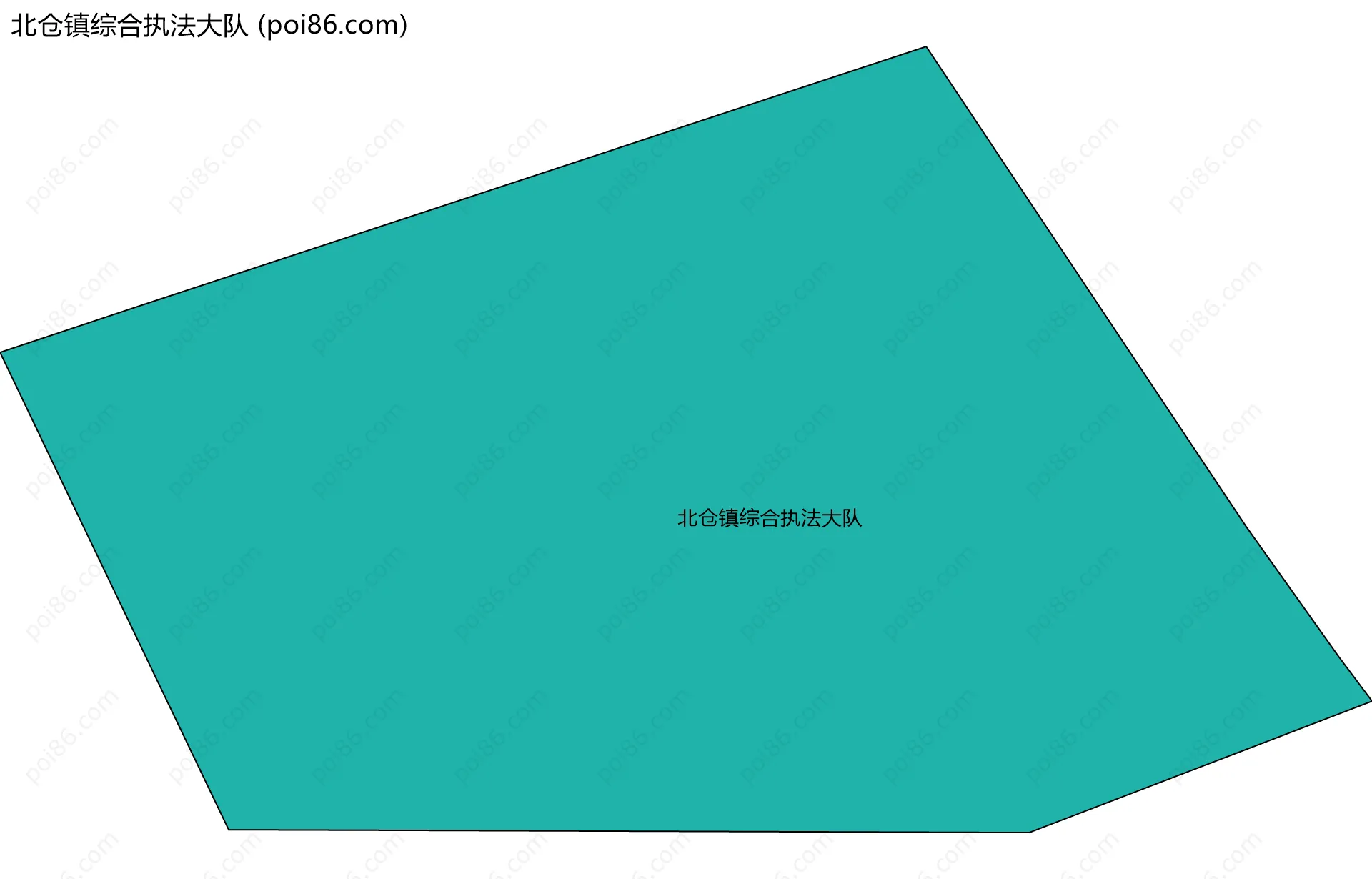 北仓镇综合执法大队边界地图
