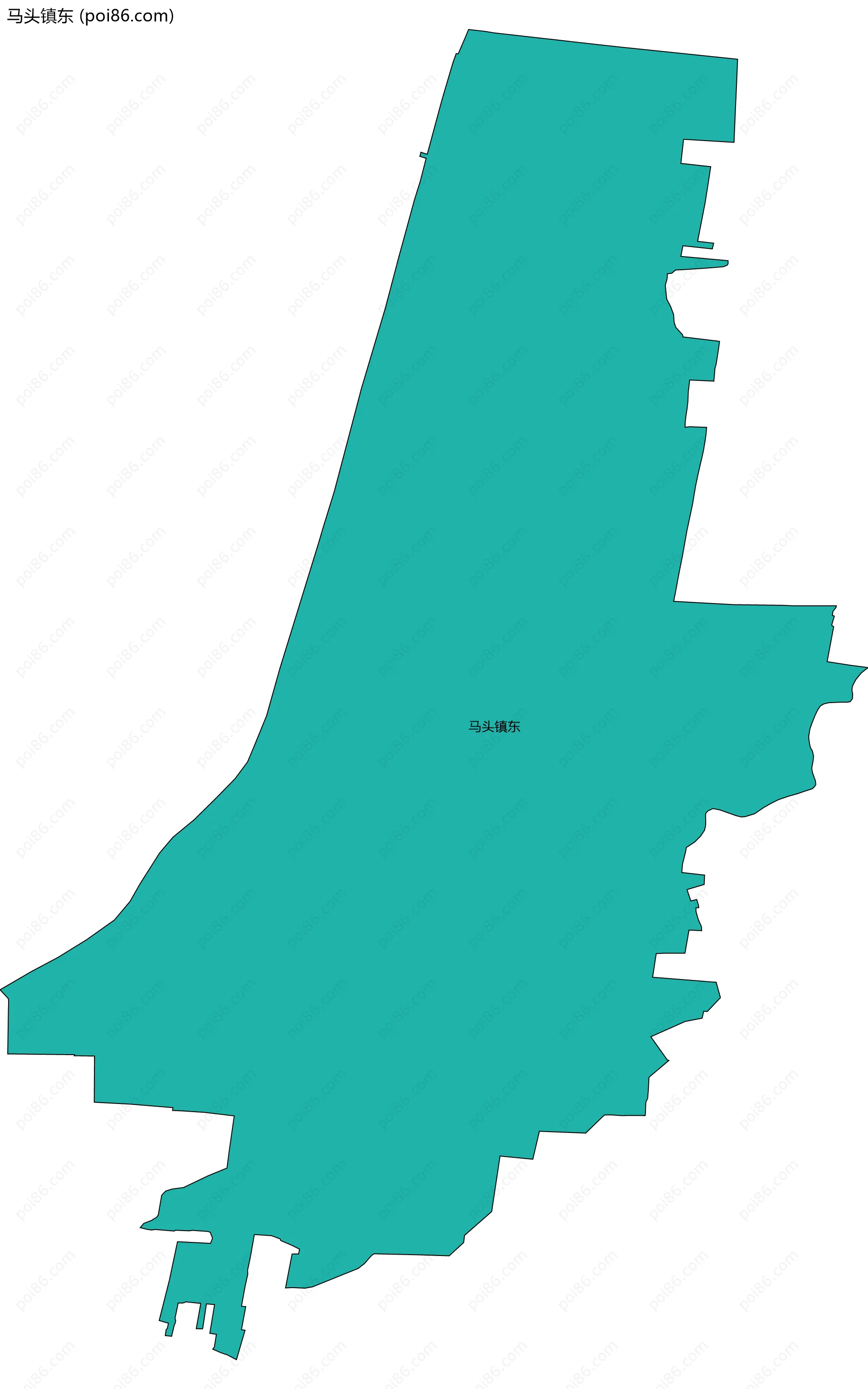 马头镇东边界地图