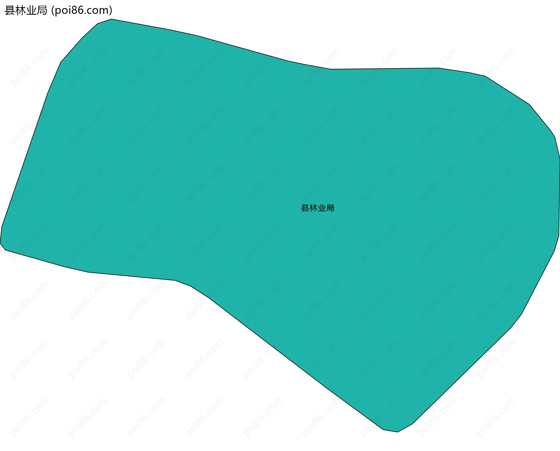 县林业局边界地图