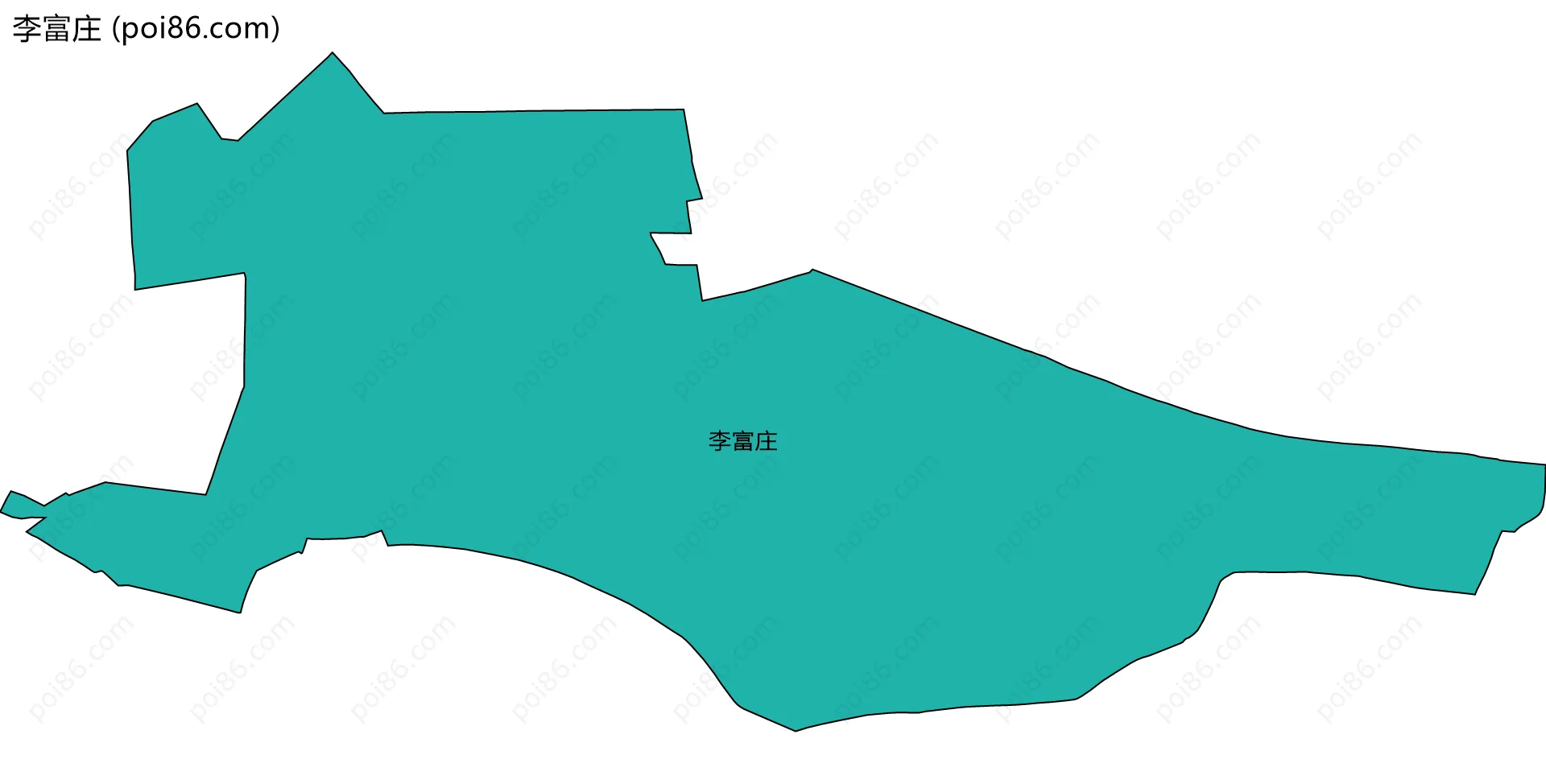 李富庄边界地图